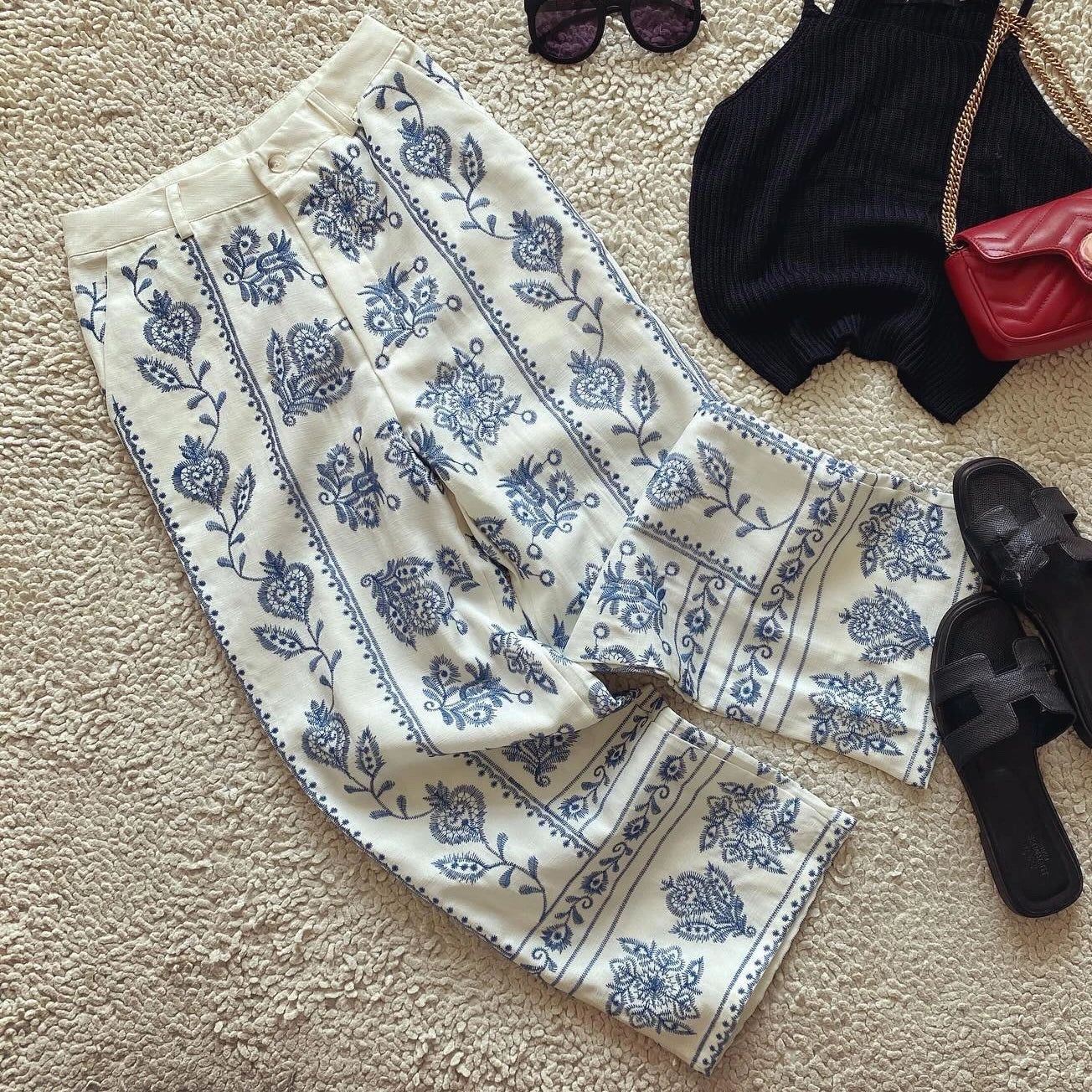 Opal Embroidered Pants