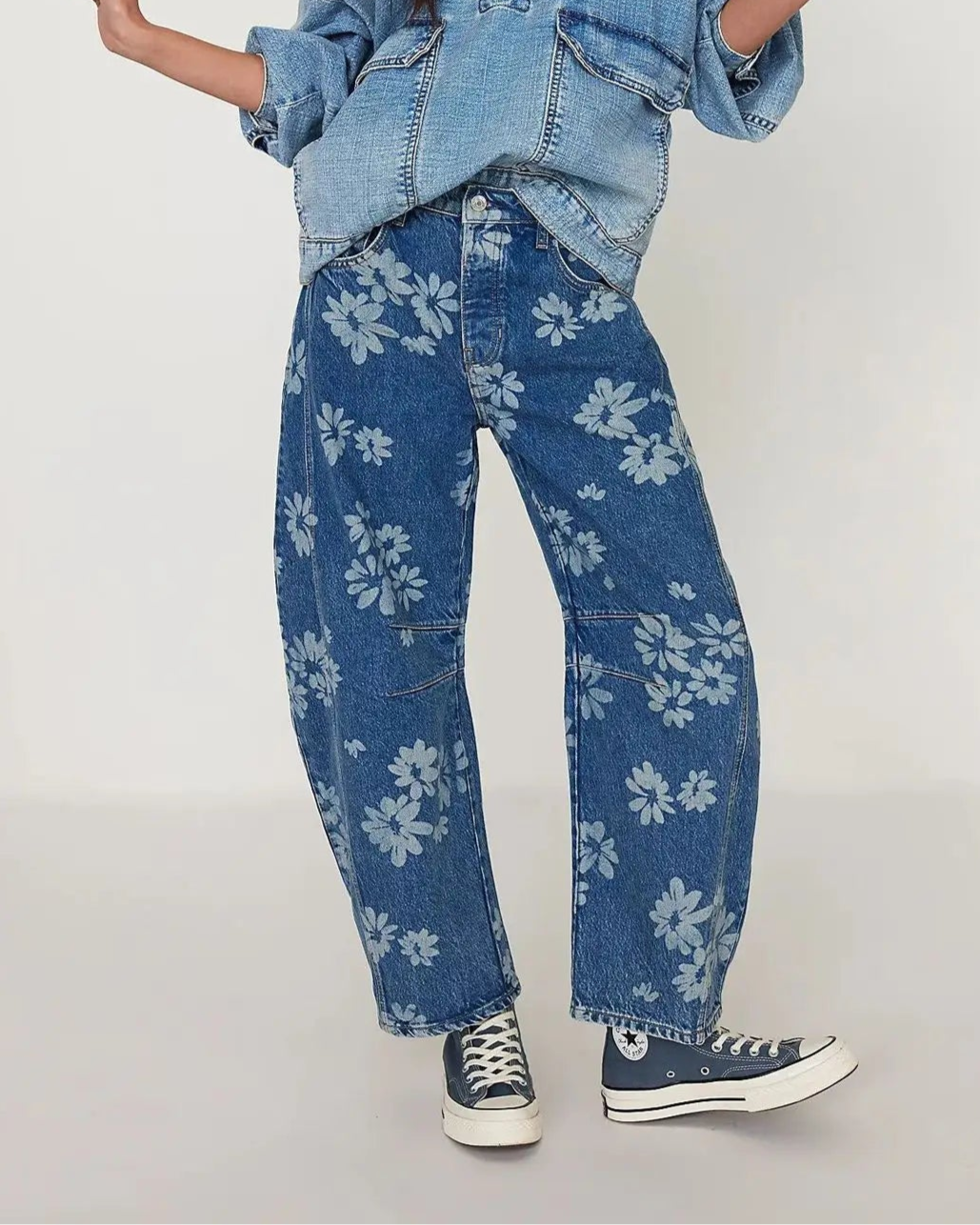 Boho Printed Jeans