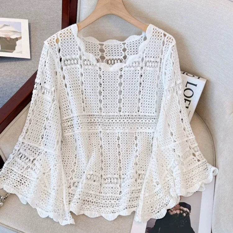 Marigold Crochet Blouse
