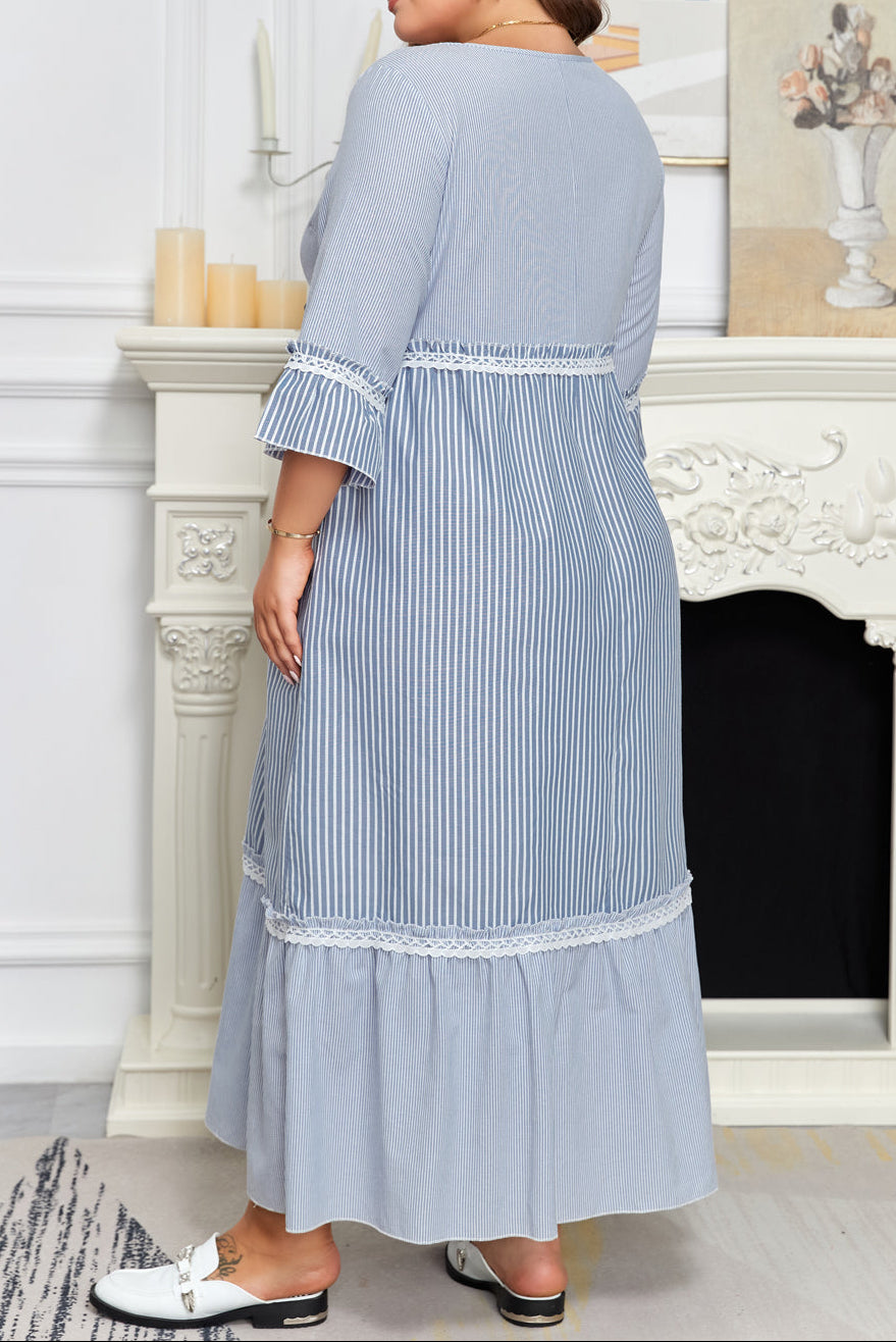 Skyline Stripe Maxi Dress