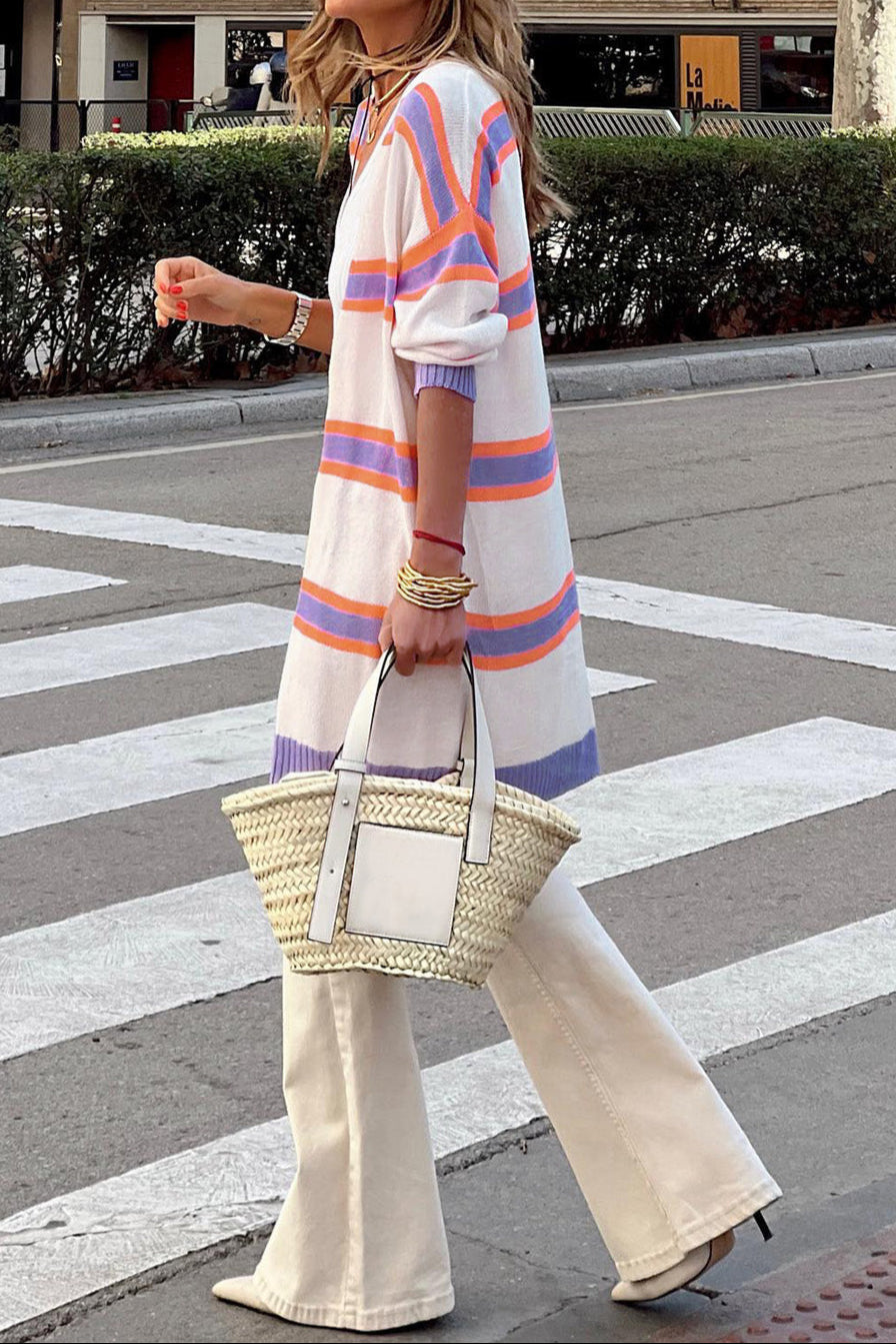 Harbor Stripe Cardigan