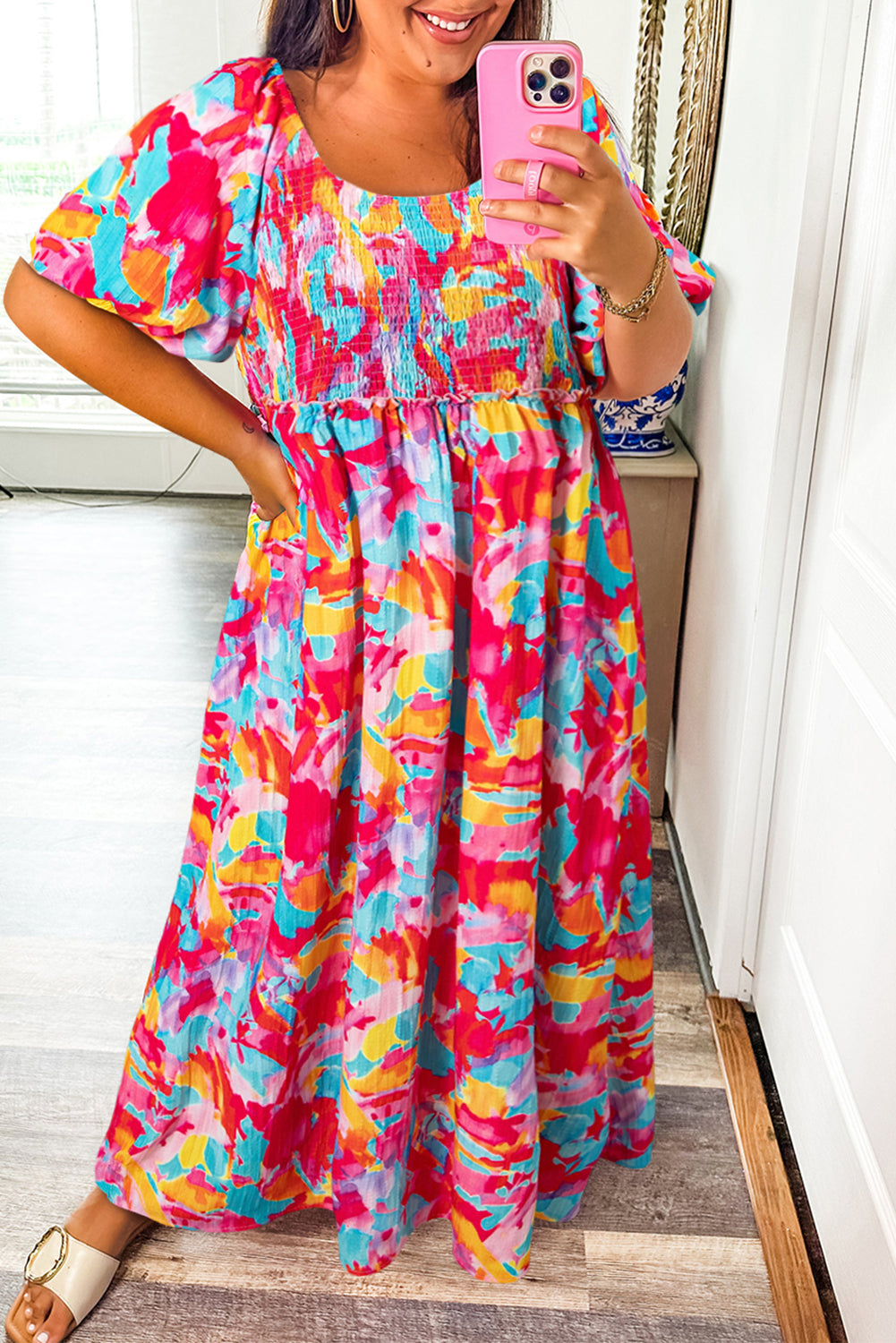 Rosaline Abstract Dress