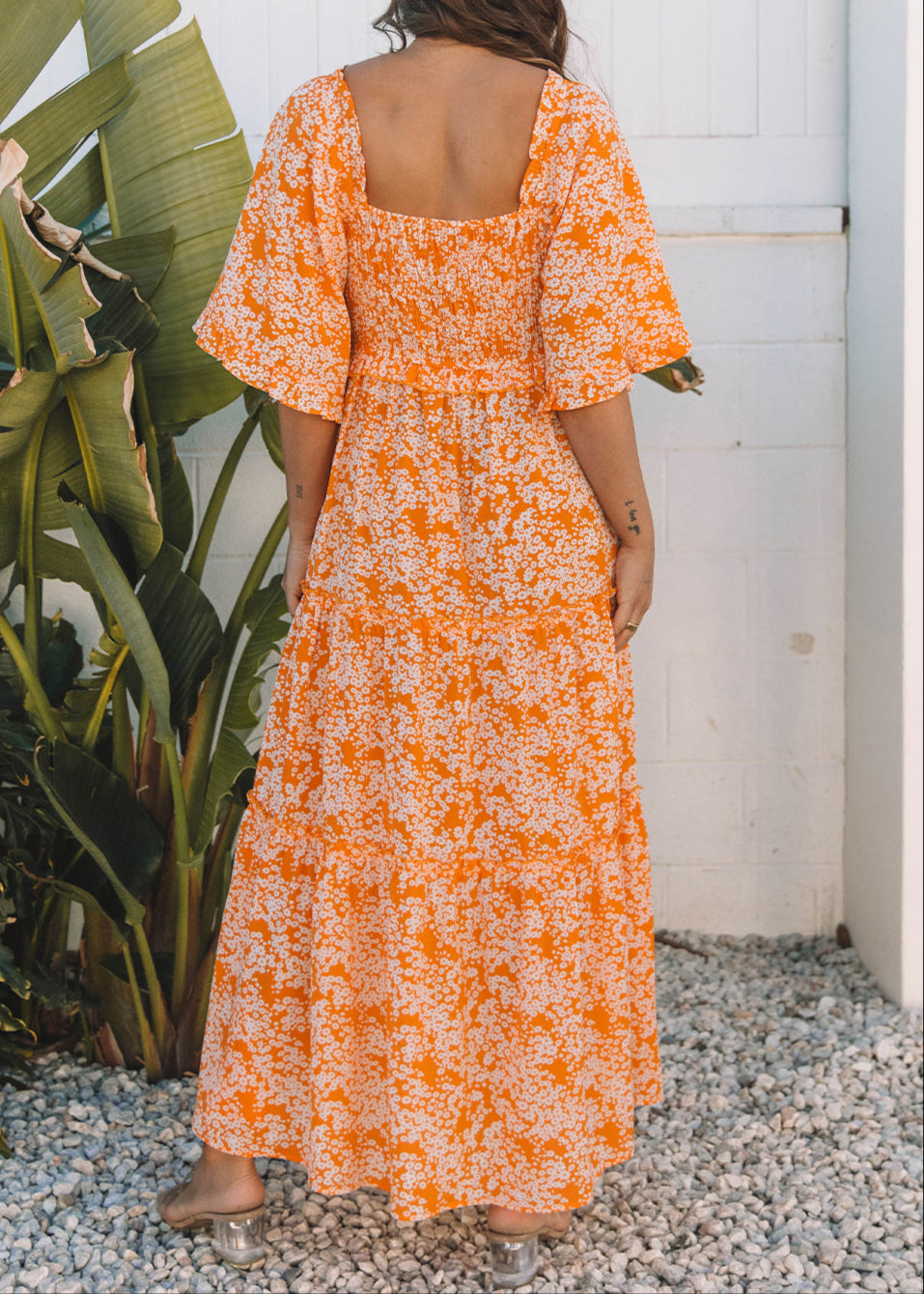 Sunset Bloom Maxi Dress