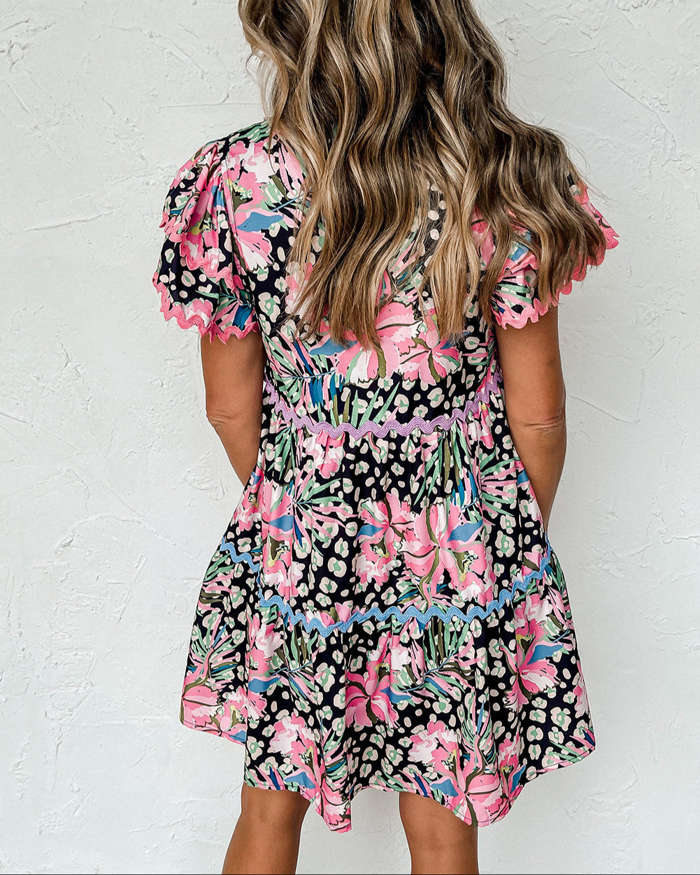 Petal Dance Mini Dress