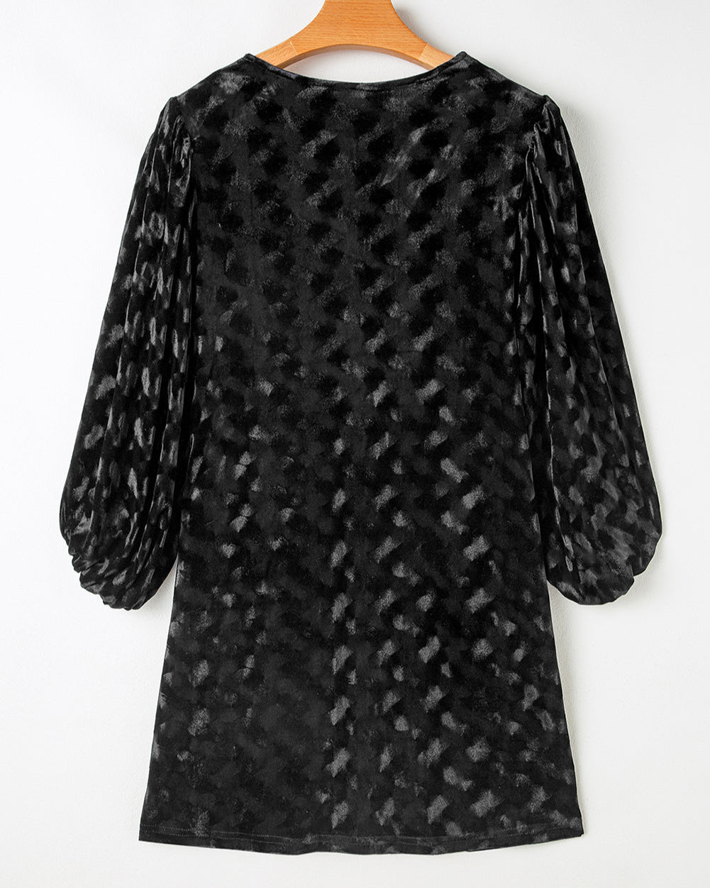 Velvet Noir Mini Dress