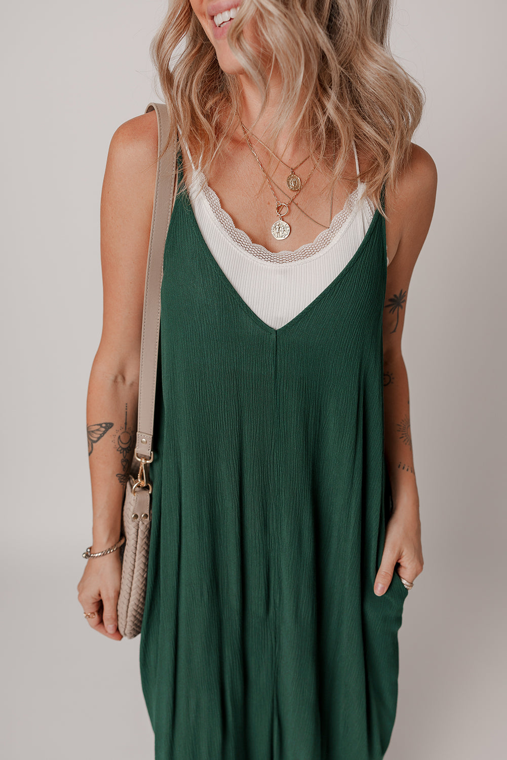 Sage Drift Maxi Dress
