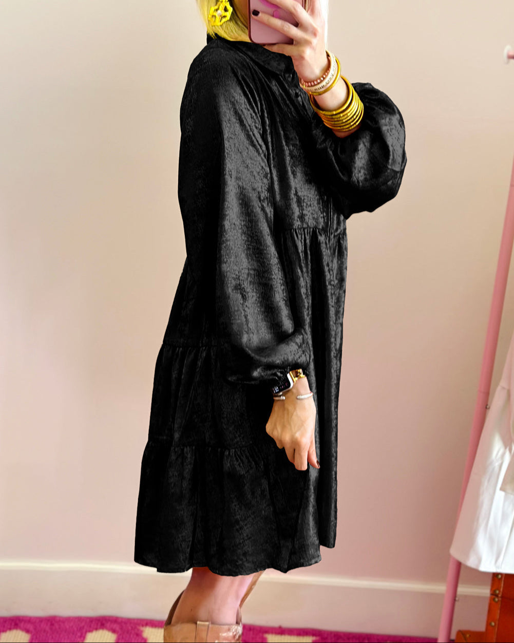 Starlight Glow Shirt Dress