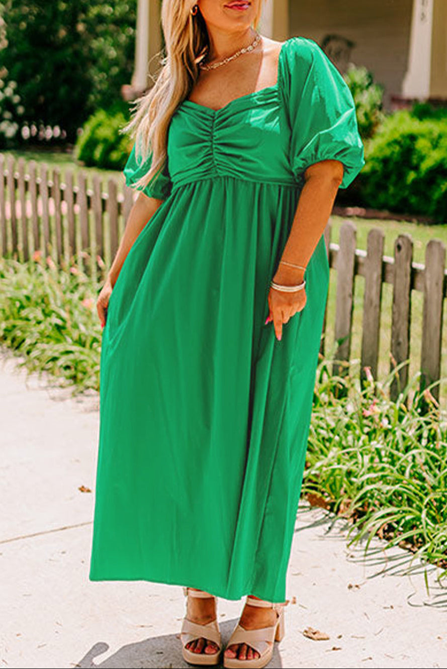 Serena Ruched Maxi Dress