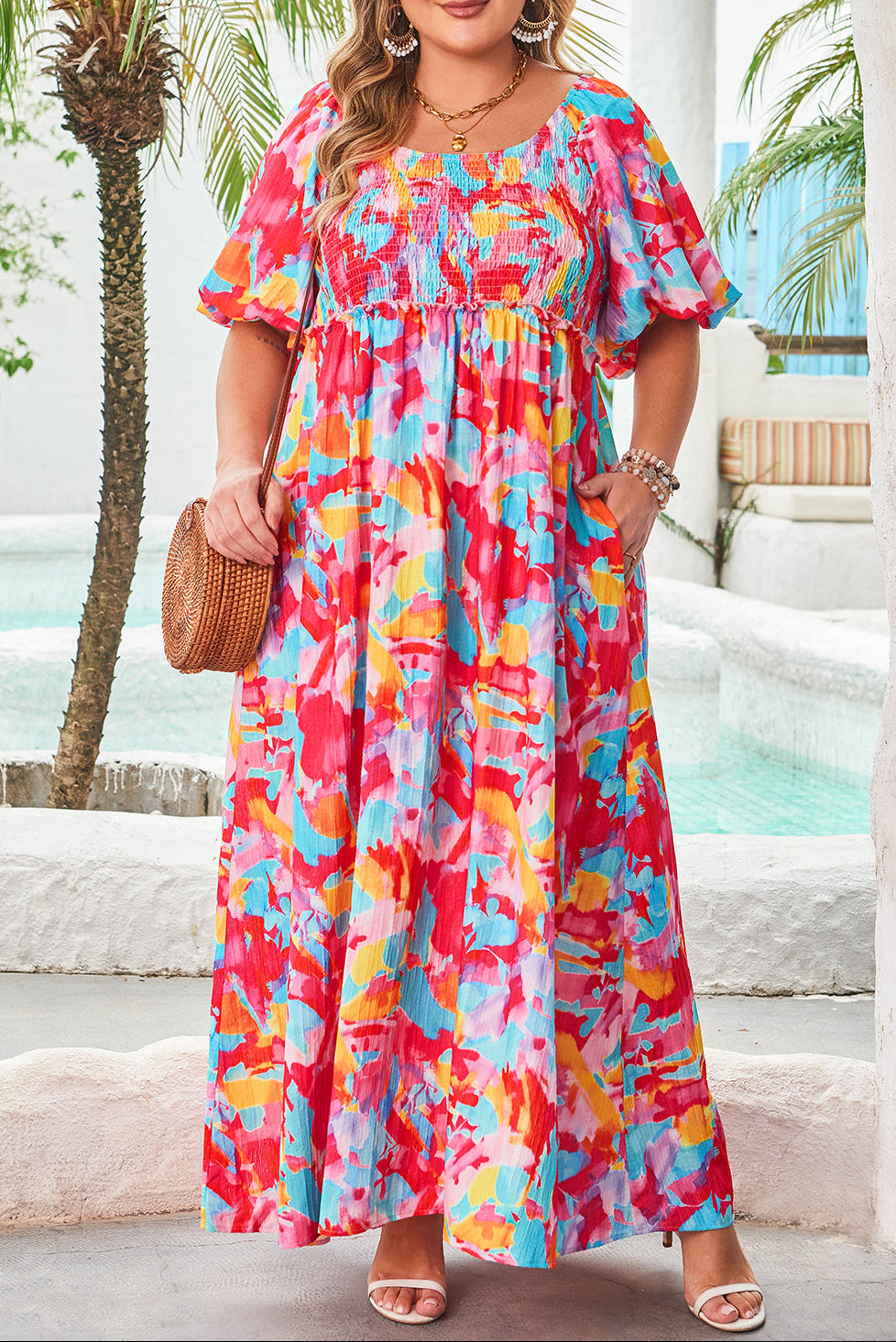 Rosaline Abstract Dress