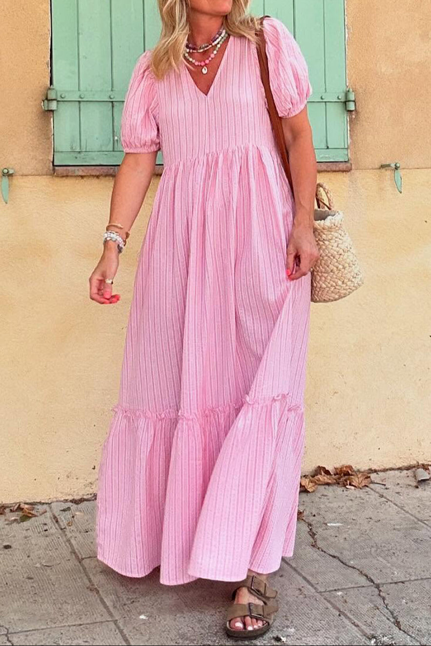 Soleia Stripe Maxi Dress